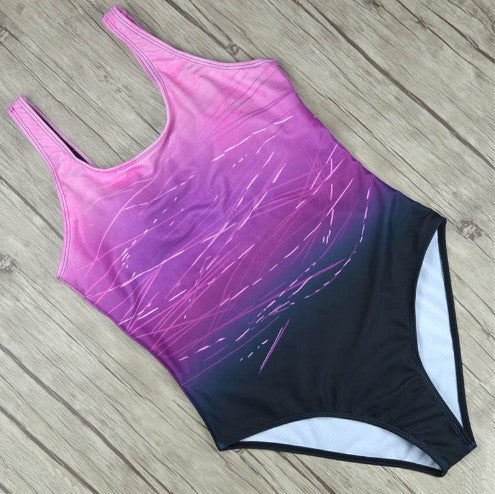 One Piece Swimwear Women Vintage High Top Swimwear Bandages Neck Bandage