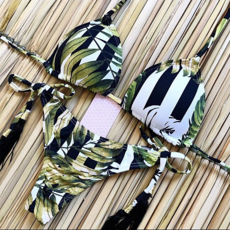 Printed new sexy women's swimwear