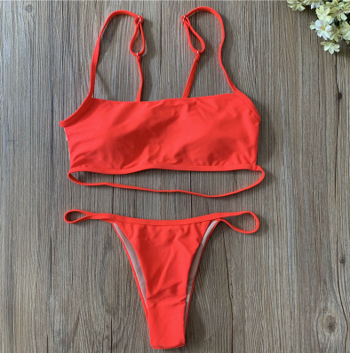 Stripe solid swimwear