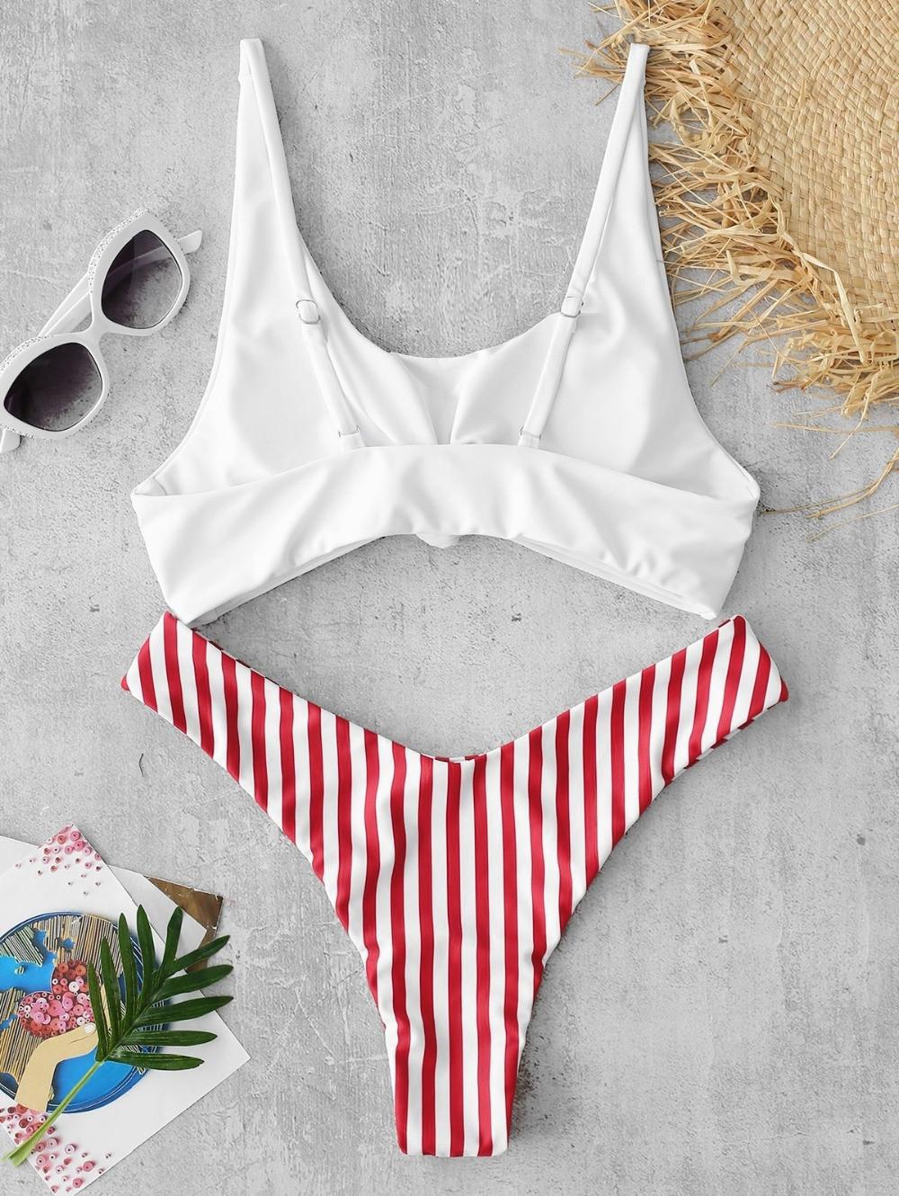 Sexy Low Waist Split Swimwear