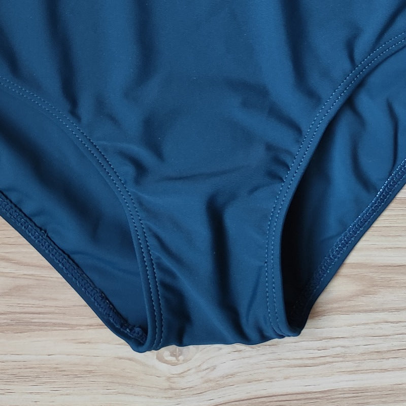 Sexy Swimwear High Waist One-Piece Multicolor Printed Maternity Swimwear