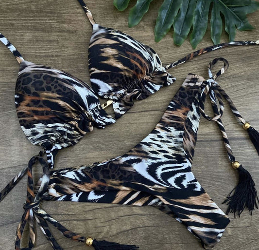 New Swimwear Split-print Bikini