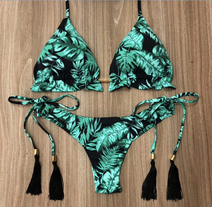 Printed new sexy women's swimwear
