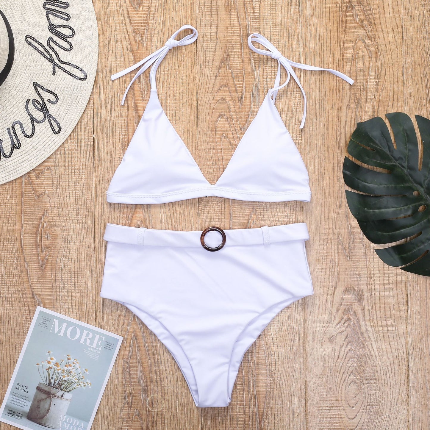 High waist sexy swimsuit ladies swimwear