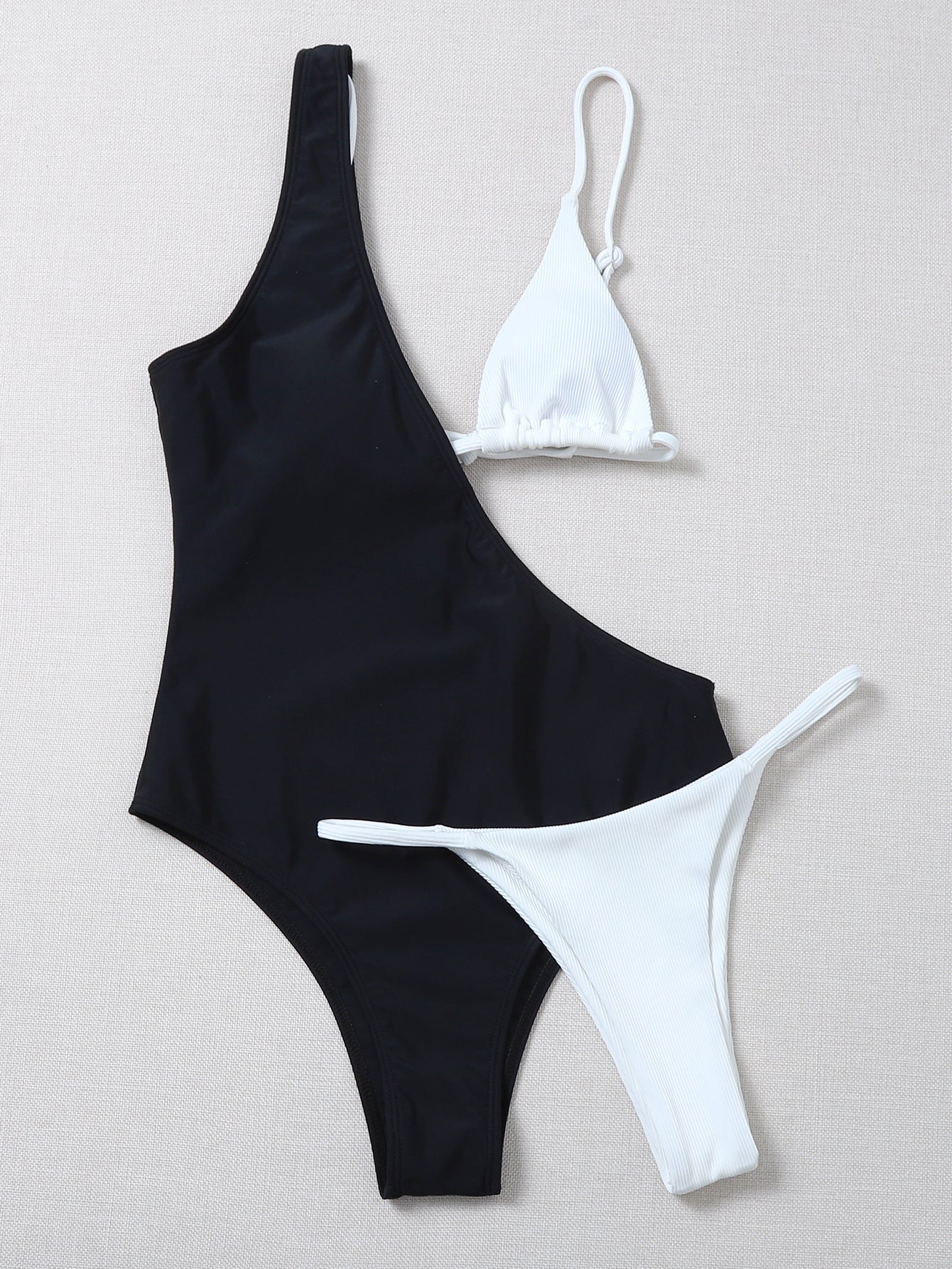 Swimwear New Solid Color Bikini