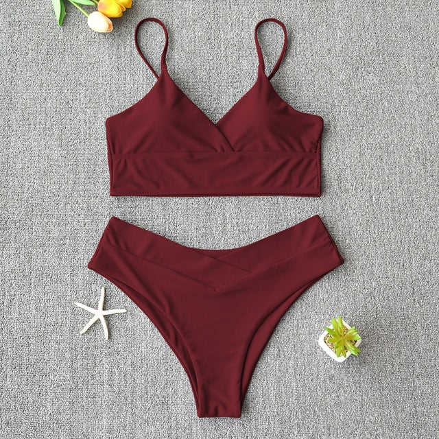 Swimsuit Women Two Piece Swimwear Beach Bikini