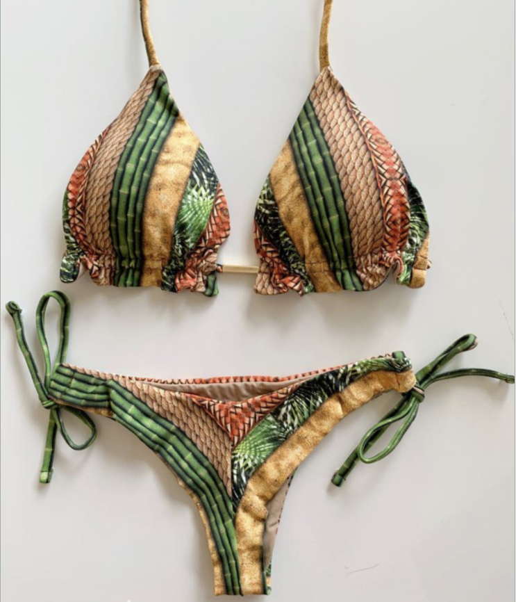 Printed new sexy women's swimwear