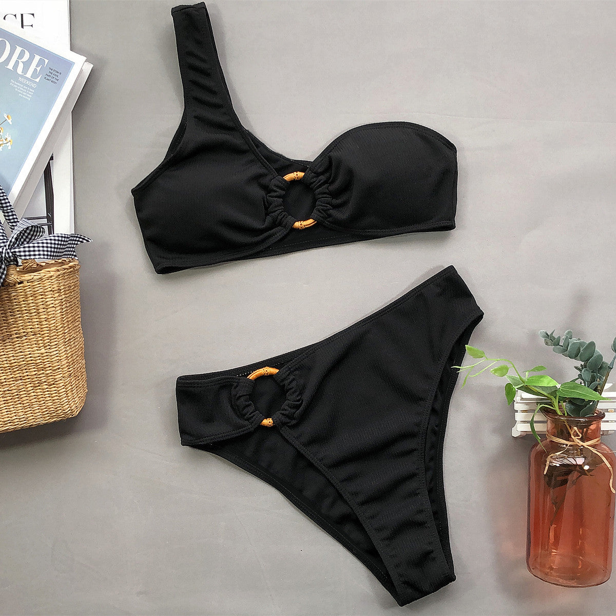 Sexy split swimwear bikini