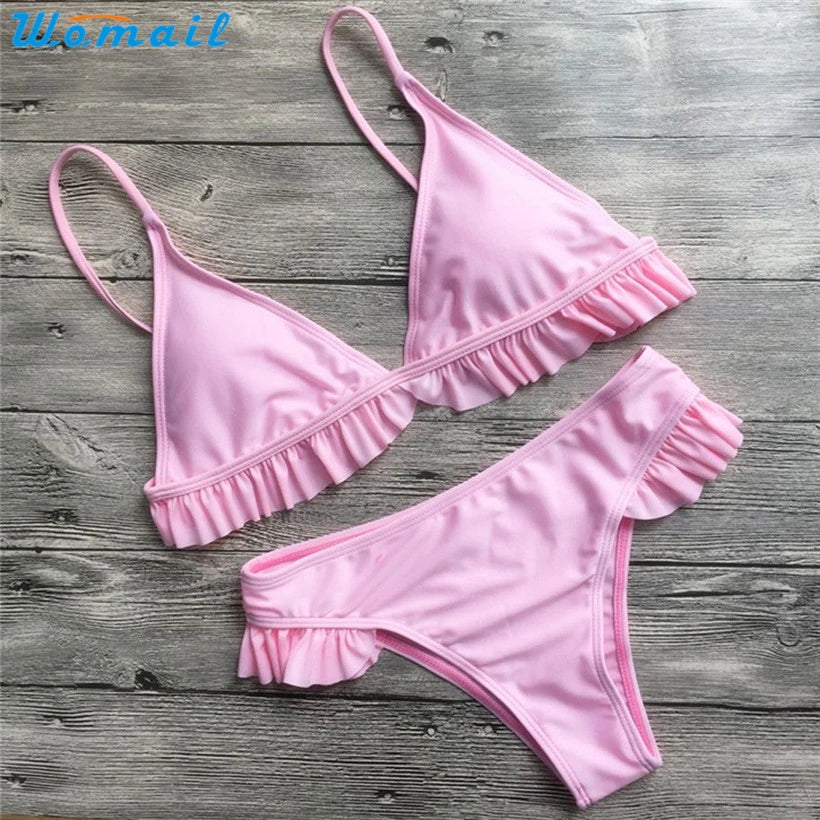 Woman Suit Bikini Swimwear Women Push-Up Padded Bra Beach Bikini Set Swimsuit Swimwear