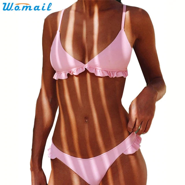 Woman Suit Bikini Swimwear Women Push-Up Padded Bra Beach Bikini Set Swimsuit Swimwear