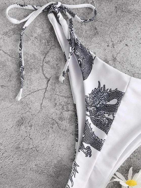 Womens Swimwear Sexy Printed Bikini