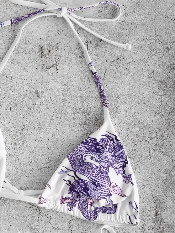 Womens Swimwear Sexy Printed Bikini