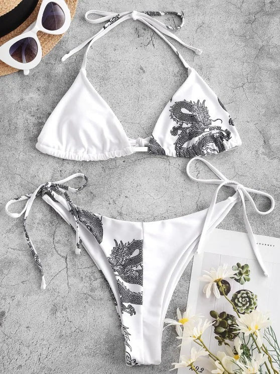 Womens Swimwear Sexy Printed Bikini