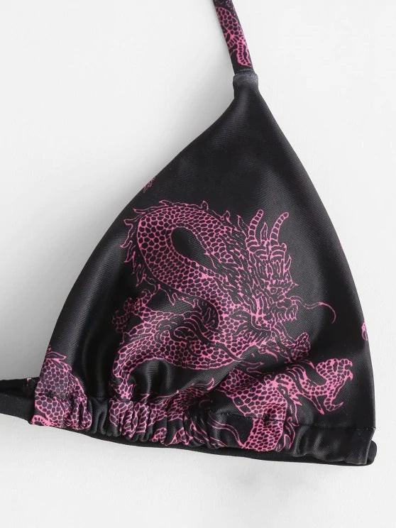 Womens Swimwear Sexy Printed Bikini