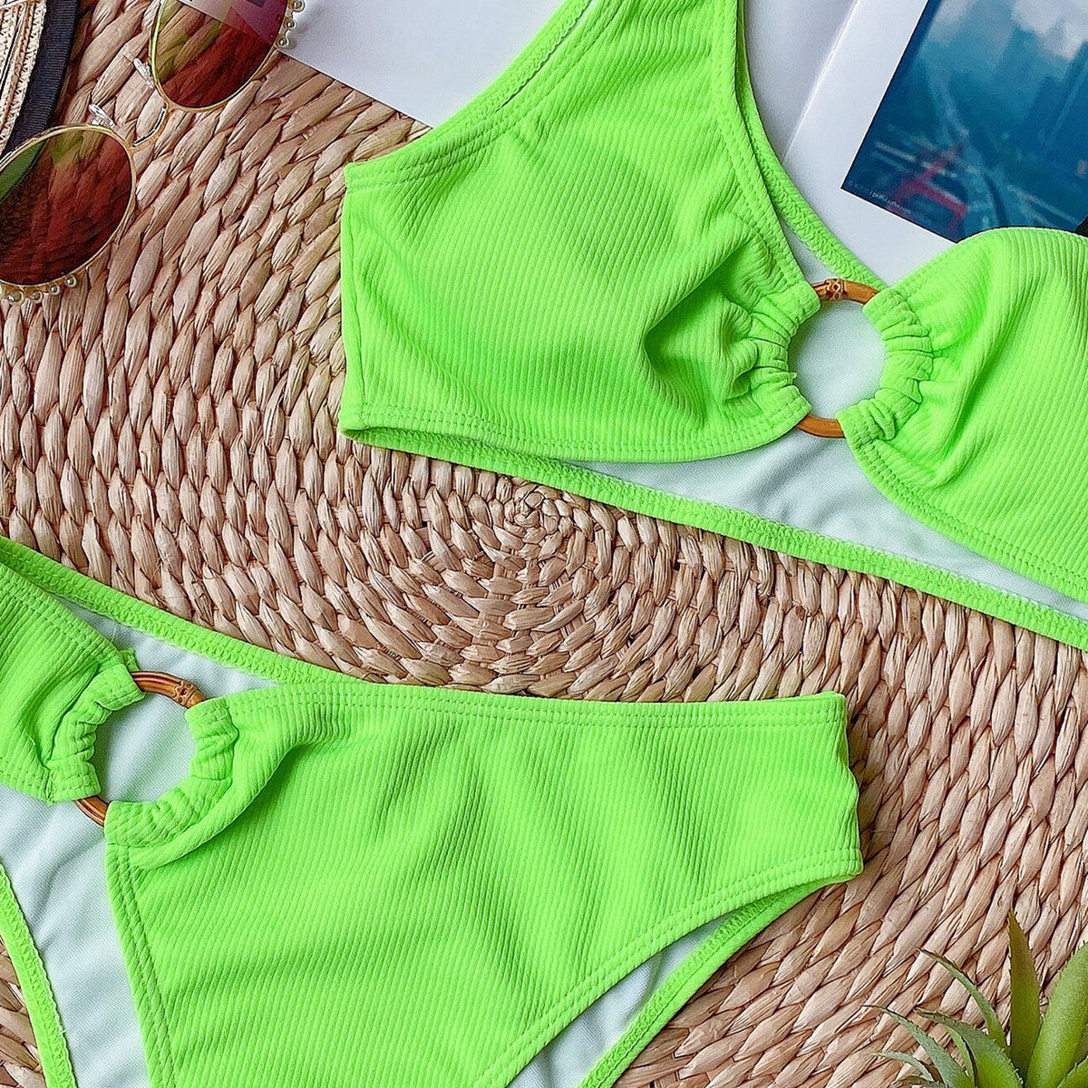 Sexy split swimwear bikini