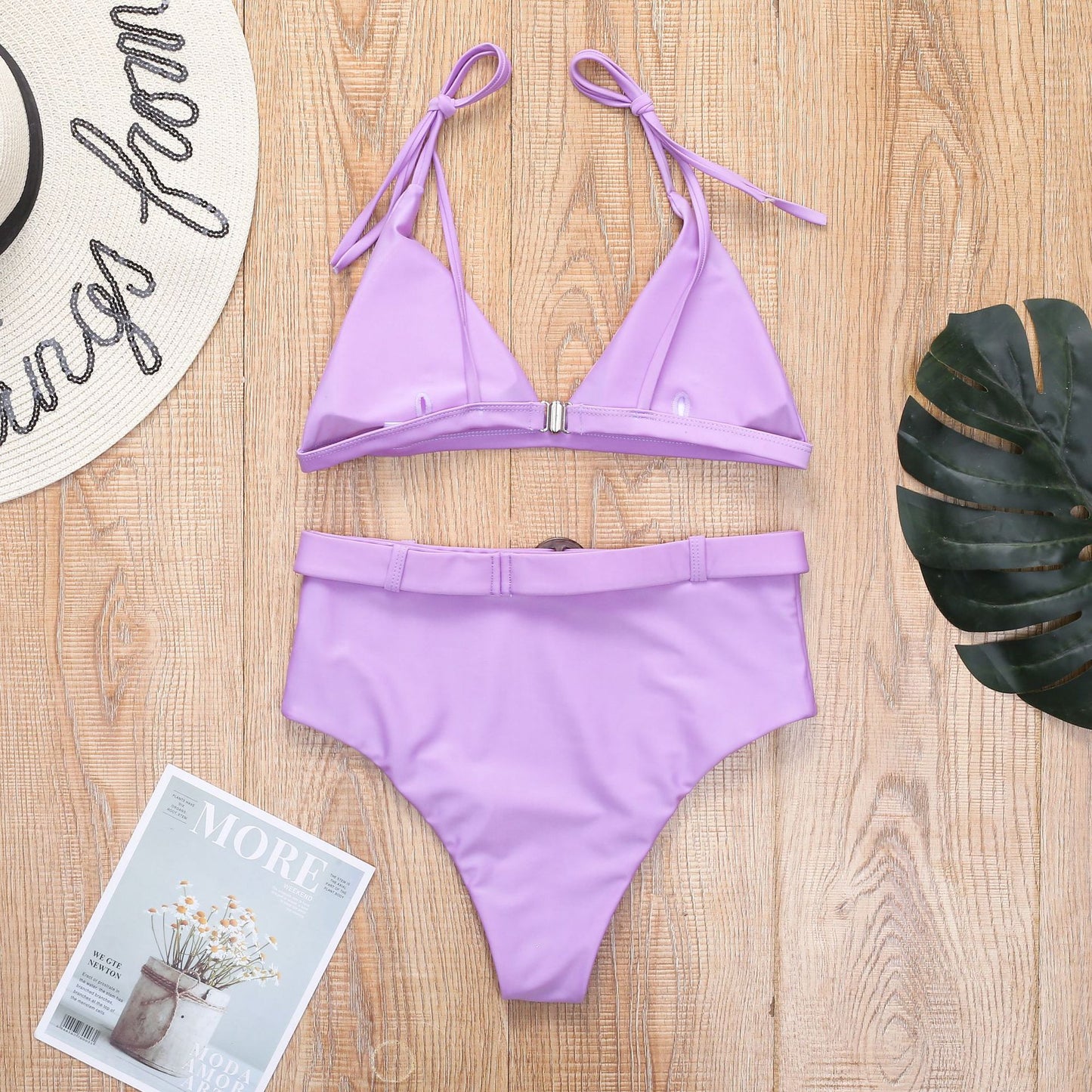 High waist sexy swimsuit ladies swimwear