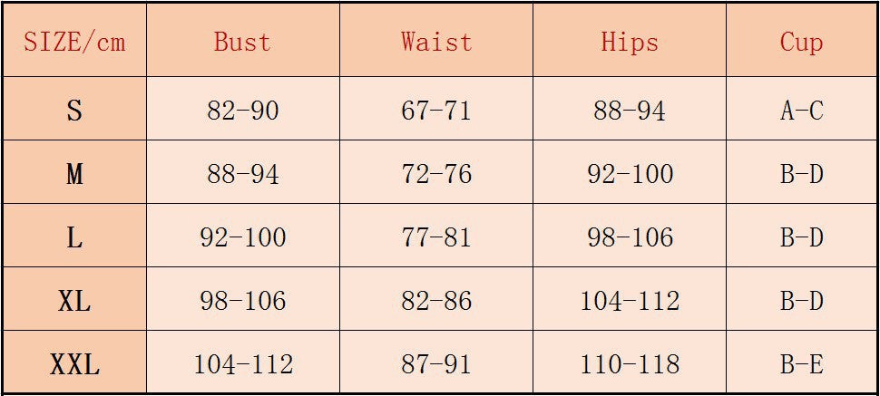 Women's Multicolor Push Up Bikini Split Swimwear