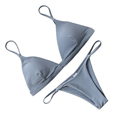 Sexy Bikini Swimsuit Swimwear Women Bikini Push Up Red