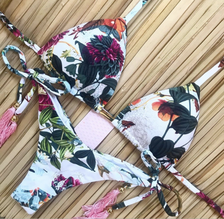 Printed new sexy women's swimwear